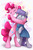 Size: 2495x3781 | Tagged: safe, artist:luximus17, maud pie, pinkie pie, earth pony, pony, g4, bipedal, cheek squish, clothes, cute, duo, eyes closed, female, heart, high res, hug, lidded eyes, mare, pie sisters, siblings, sisters, smiling, squishy cheeks