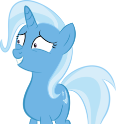 Size: 1862x2000 | Tagged: safe, artist:perplexedpegasus, trixie, pony, g4, embarrassed, female, simple background, solo, transparent background, vector