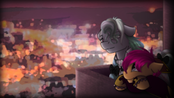 Size: 1920x1080 | Tagged: safe, artist:stuflox, rainbow dash, scootaloo, pegasus, pony, the count of monte rainbow, g4, albert de morcef, clothes, crossover, edmond dantes, musical, rainbow dantes, scootabert, the count of monte cristo