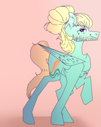 Size: 624x784 | Tagged: safe, artist:ghostlyclouds, zephyr breeze, pegasus, pony, g4, male, solo, wings