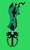 Size: 562x922 | Tagged: safe, artist:dai-gurren, queen chrysalis, g4, disney, eyes closed, green background, keyblade, kingdom hearts, simple background, sword, weapon