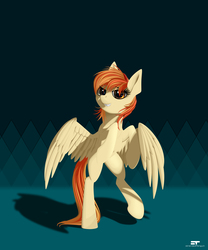 Size: 3000x3600 | Tagged: safe, artist:styroponyworks, oc, oc only, oc:carrot spring, pony, belly button, high res, solo