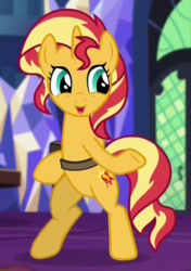 Size: 452x643 | Tagged: safe, screencap, sunset shimmer, equestria girls, equestria girls specials, g4, mirror magic, bipedal, cropped, cute, female, in the human world for too long, shimmerbetes, solo, standing