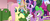 Size: 1920x804 | Tagged: safe, screencap, angel bunny, fluttershy, spike, twilight sparkle, alicorn, bird, dragon, pegasus, pony, rabbit, songbird, g4, my little pony: the movie, quill, smiling, twilight sparkle (alicorn), we got this together