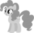 Size: 1024x991 | Tagged: safe, artist:ra1nb0wk1tty, pinkie pie, earth pony, pony, g4, female, mare, monochrome, open mouth, simple background, solo, transparent background