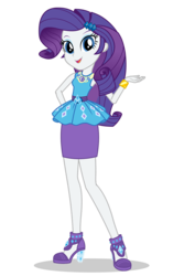 Size: 1030x1546 | Tagged: safe, rarity, equestria girls, equestria girls series, g4, official, bracelet, clothes, dress, female, geode of shielding, hasbro, high heels, jewelry, legs, looking at you, magical geodes, pose, rarity peplum dress, shoes, simple background, skirt, smiling, solo, transparent background, vector