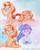 Size: 1024x1280 | Tagged: safe, artist:naginiko, sunset shimmer, twilight sparkle, pony, equestria girls, g4, alternate clothes, alternate hairstyle, blushing, clothes, cute, female, lesbian, looking at each other, school uniform, shimmerbetes, ship:sunsetsparkle, shipping, twiabetes