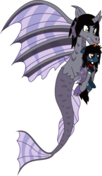 Size: 2137x3680 | Tagged: safe, artist:lightningbolt, derpibooru exclusive, earth pony, hippocampus, merpony, pony, siren, undead, zombie, zombie pony, g4, shadow play, .svg available, annoyed, bags under eyes, blood, bloodshot eyes, blushing, bone, bring me the horizon, carrying, clothes, cloven hooves, colored pupils, drool, embarrassed, eyeliner, fangs, fins, fish tail, floating, floppy ears, gay, hair over one eye, hape, happy, high res, holding, holding a pony, hoodie, horn, hug, interspecies, kellin quinn, licking, lip piercing, makeup, male, multicolored blush, non-consensual licking, nosebleed, oliver sykes, piercing, ponified, rainbow blood, scales, scar, shipping, show accurate, simple background, siren on pony cuddling, size difference, sleeping with sirens, slit pupils, smiling, stallion, stitches, svg, tattoo, tongue out, transparent background, trap, true form, vector