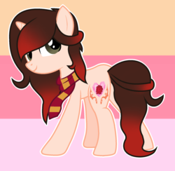 Size: 1024x1001 | Tagged: safe, artist:cindystarlight, oc, oc only, pony, unicorn, clothes, female, mare, scarf, simple background, solo, transparent background