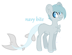 Size: 1060x804 | Tagged: safe, artist:fnaf329, oc, oc only, oc:navy bite, original species, pony, shark pony, base used, male, simple background, solo, white background