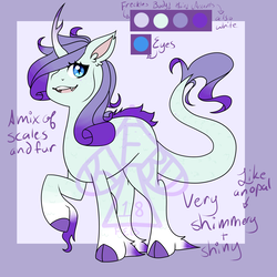 Size: 2000x2000 | Tagged: safe, artist:pharaohkieru, oc, oc only, oc:nameless, dracony, hybrid, kirin, adoptable, cloven hooves, colored fetlocks, colored hooves, female, freckles, high res, interspecies offspring, leonine tail, offspring, open mouth, parent:rarity, parent:spike, parents:sparity, simple background, solo, unshorn fetlocks