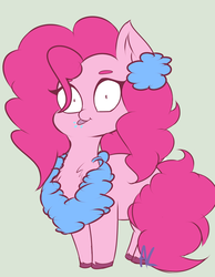 Size: 940x1214 | Tagged: safe, artist:angellafluff, pinkie pie, earth pony, pony, g4, female, looking at you, mare, tongue out