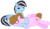 Size: 1024x588 | Tagged: safe, artist:kindheart525, oc, oc only, oc:confetti surprise, oc:lightning bolt, pegasus, pony, kindverse, female, glasses, hair bun, husband and wife, male, oc x oc, offspring, offspring shipping, parent:cheese sandwich, parent:pinkie pie, parent:rainbow dash, parent:soarin', parents:cheesepie, parents:soarindash, pregnant, shipping, simple background, straight, transparent background