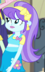 Size: 293x468 | Tagged: safe, screencap, aqua blossom, equestria girls, g4, my little pony equestria girls: better together, text support, cropped