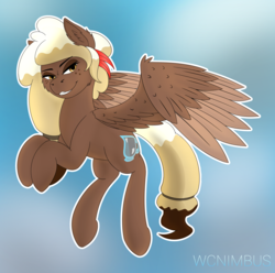 Size: 3038x3010 | Tagged: safe, artist:wcnimbus, oc, oc only, oc:sweet mocha, pegasus, pony, female, flying, high res, mare