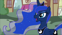 Size: 640x360 | Tagged: artist needed, safe, artist:deleted pony videos, princess celestia, princess luna, alicorn, pony, g4, animated, artifact, asdfmovie, asdfmovie4, banishment, day, female, ponyville, royal sisters, siblings, sisters, sound, to the moon, webm, youtube link