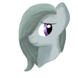 Size: 2500x2500 | Tagged: safe, artist:rainbowtashie, marble pie, earth pony, pony, g4, bust, female, high res, portrait, simple background, solo, transparent background, wip