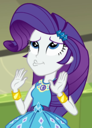 Size: 514x718 | Tagged: safe, screencap, rarity, driving miss shimmer, equestria girls, g4, my little pony equestria girls: better together, cropped, female, solo