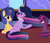 Size: 891x767 | Tagged: dead source, safe, artist:xxdiamondlove1axx, twilight sparkle, oc, oc:shadow spark, oc:sirius sentry, alicorn, pony, g4, my little pony: the movie, half-siblings, magical lesbian spawn, offspring, parent:flash sentry, parent:tempest shadow, parent:twilight sparkle, parents:flashlight, parents:tempestlight, twilight sparkle (alicorn)