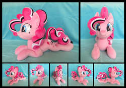 Size: 5000x3473 | Tagged: safe, artist:fireflytwinkletoes, pinkie pie, earth pony, pony, g4, irl, photo, pinkie pie's boutique, plushie, solo