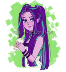 Size: 5500x6000 | Tagged: safe, artist:chibicmps, aria blaze, equestria girls, g4, absurd resolution, female, simple background, solo, transparent background, watermark