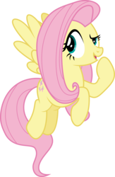 Size: 3698x5684 | Tagged: safe, artist:sinkbon, fluttershy, pony, g4, dreamworks face, female, simple background, solo, transparent background, vector