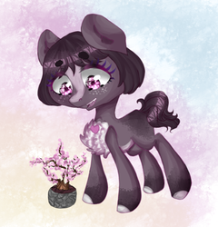 Size: 901x937 | Tagged: safe, artist:vivantae, oc, oc only, pony, bonsai, chest fluff, solo