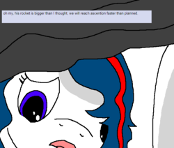 Size: 652x553 | Tagged: safe, oc, oc only, oc:nasapone, pony, 4chan, 4chan screencap, blindfold, concerned, implied anon, implied oc, looking at you, offscreen character, pov, simple background, solo, white background