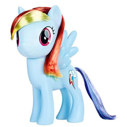 Size: 735x735 | Tagged: safe, rainbow dash, pegasus, pony, g4, brushable, female, irl, magic of everypony collection, mare, photo, solo, toy
