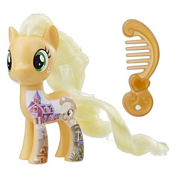 Size: 1000x1000 | Tagged: safe, applejack, earth pony, pony, g4, brushable, comb, female, irl, mare, photo, solo, toy