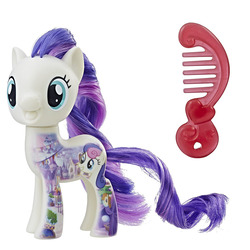Size: 1000x1000 | Tagged: safe, bon bon, sweetie drops, earth pony, pony, g4, brushable, comb, female, irl, mare, photo, solo, toy