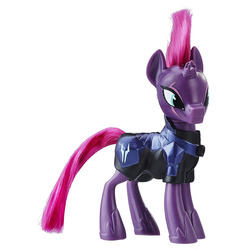 Size: 1000x1000 | Tagged: safe, tempest shadow, pony, unicorn, g4, my little pony: the movie, armor, broken horn, brushable, doll, eye scar, female, horn, irl, mare, photo, scar, solo, toy