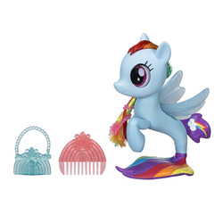 Size: 1000x1000 | Tagged: safe, rainbow dash, seapony (g4), g4, brushable, comb, female, irl, photo, seaponified, seapony rainbow dash, solo, species swap, toy