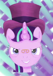 Size: 1500x2160 | Tagged: safe, artist:perplexedpegasus, snowfall frost, starlight glimmer, g4