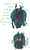 Size: 381x632 | Tagged: safe, artist:jargon scott, queen chrysalis, changeling, changeling queen, g4, blushing, bugs doing bug things, changeling noises, chirping, comic, cute, cute bug noises, cutealis, embarrassed, female, laughing, simple background, solo, white background