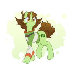 Size: 1280x1280 | Tagged: safe, artist:chompromised, pony, fake glasses, glasses, katie holt, pidge gunderson, ponified, short hair, voltron, voltron legendary defender