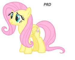 Size: 621x500 | Tagged: safe, artist:princessrainbowdream, fluttershy, pegasus, pony, g4, female, mare, not a vector, profile, raised eyebrow, simple background, smiling, solo, text, white background