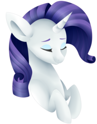 Size: 2058x2622 | Tagged: safe, artist:beashay, rarity, pony, g4, bust, eyes closed, female, high res, portrait, simple background, solo, transparent background