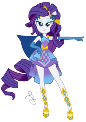 Size: 1444x2048 | Tagged: safe, artist:ilaria122, rarity, equestria girls, equestria girls specials, g4, my little pony equestria girls: better together, my little pony equestria girls: forgotten friendship, alternate hairstyle, cape, clothes, dress, evening gloves, female, gloves, legs, long gloves, ponied up, simple background, solo, transparent background