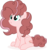 Size: 900x953 | Tagged: safe, artist:cirillaq, oc, oc only, oc:chocolate muffin, earth pony, pony, female, mare, offspring, parent:cheese sandwich, parent:pinkie pie, parents:cheesepie, simple background, sitting, solo, transparent background