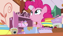 Size: 1920x1080 | Tagged: safe, screencap, pinkie pie, g4, secrets and pies, female, solo