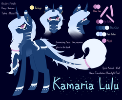 Size: 1024x843 | Tagged: safe, artist:purediamond360, oc, oc only, oc:kamaria lulu, pony, unicorn, female, mare, reference sheet, solo