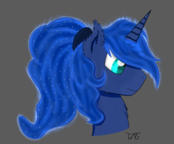 Size: 1280x1067 | Tagged: safe, artist:tlmoonguardian, princess luna, g4, ponytail, shiny