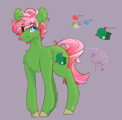 Size: 2148x2122 | Tagged: safe, artist:mint-and-love, oc, oc:prickly pear, earth pony, pony, eyepatch, female, high res, mare, simple background