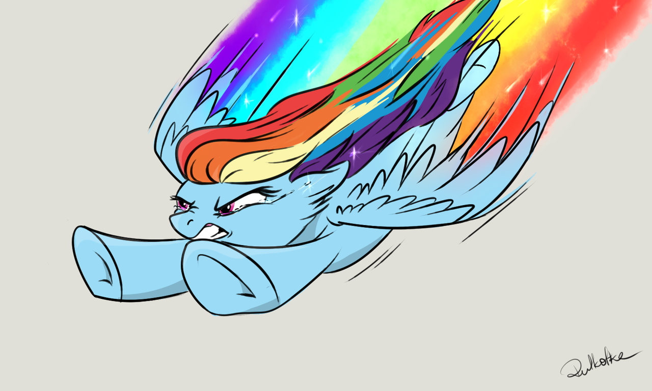 Как нарисовать rainbow dash