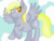 Size: 1600x1200 | Tagged: safe, artist:rainbowtashie, derpy hooves, pegasus, pony, g4, colored pupils, female, flying, sky, solo