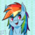 Size: 2952x2952 | Tagged: safe, artist:jj-snake, rainbow dash, g4, female, high res, solo