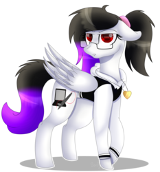 Size: 1024x1097 | Tagged: safe, artist:tomboygirl45, oc, oc only, pegasus, pony, clothes, female, glasses, mare, simple background, solo, transparent background