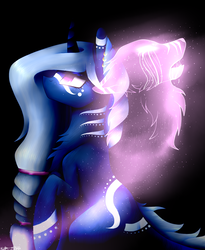 Size: 1024x1248 | Tagged: safe, artist:purediamond360, oc, oc only, oc:kamaria lulu, pony, unicorn, female, mare, night, solo, spirit animal