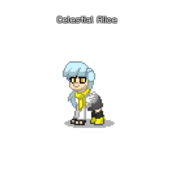 Size: 400x400 | Tagged: safe, human, pony town, celestial alice, clothes, lunime, simple background, solo, transparent background